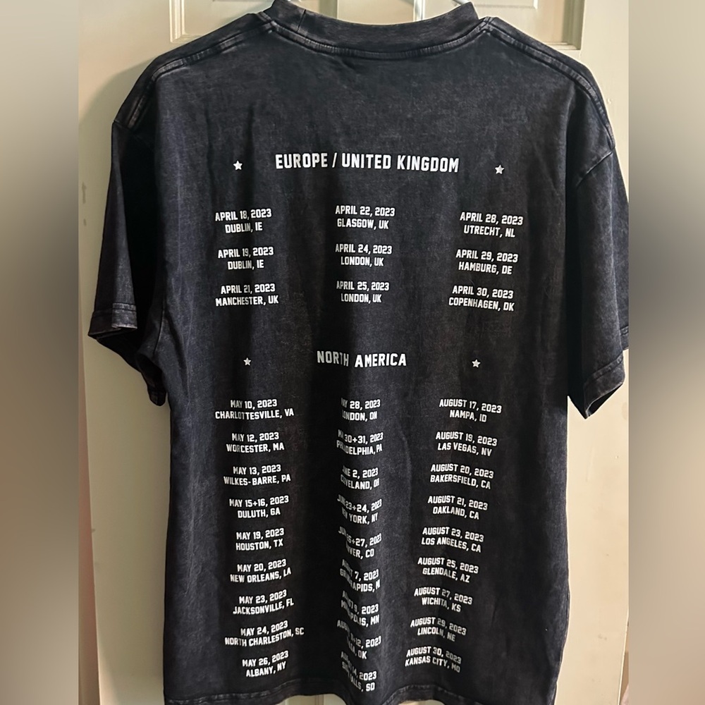 Zach Bryan 2023 burn burn burn concert tee shirt size medium - Picture 3 of 3